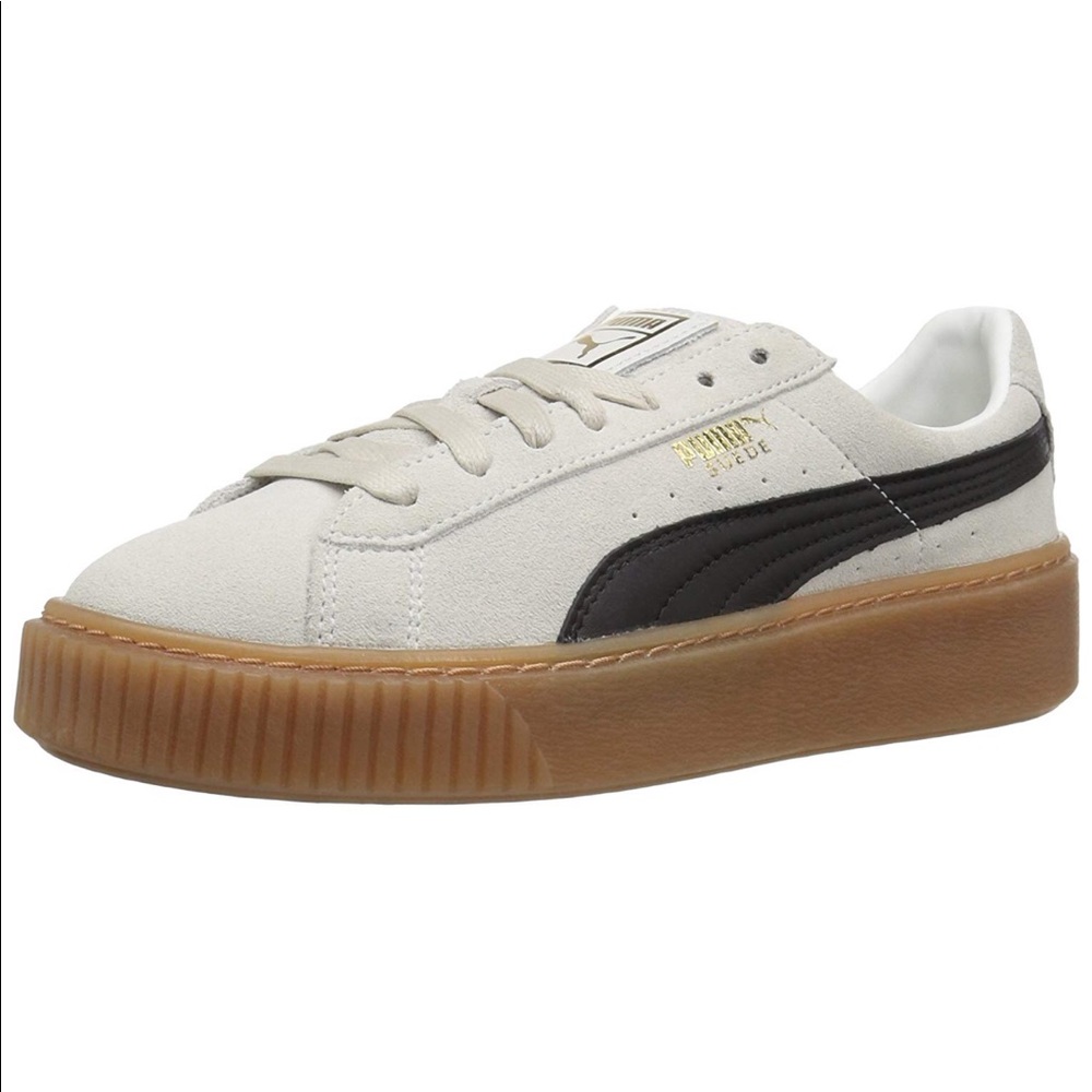 Pre-owned Puma Suede Core Platform Sneaker 9.5M